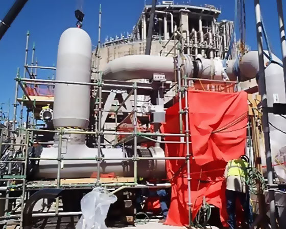Vacuum Insulated Pipe Installation