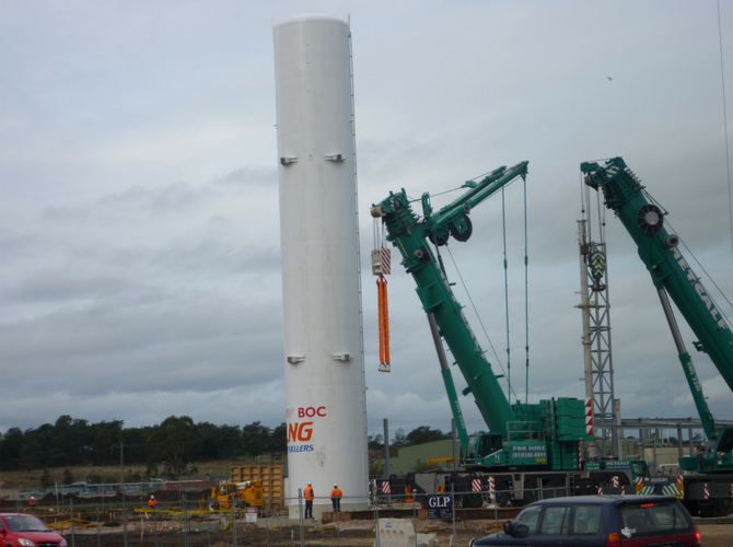 Australia cryogenic storage drums